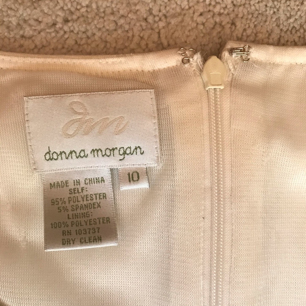 Donna Morgan Black-and-White Dress, EUC, 10 - Picture 9 of 16
